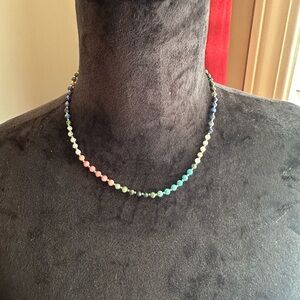 Park Lane Multicolored Beaded Necklace with Gradient Gems